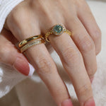 1ct Mint Moissanite Ring - Love Estella
