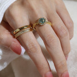 1ct Mint Moissanite Ring - Love Estella