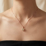 InfinityOne Classic Moissanite Necklace (Champagne)