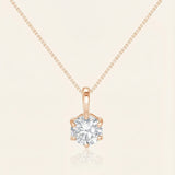InfinityOne Classic Moissanite Necklace (White)