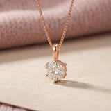 InfinityOne Classic Moissanite Necklace (White)
