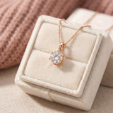 InfinityOne Classic Moissanite Necklace (White)