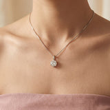InfinityOne Classic Moissanite Necklace (White)