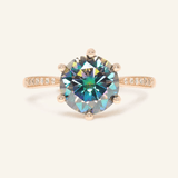 3ct Mystic Moissanite Ring - Love Estella
