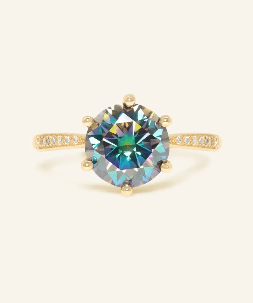 3ct Mystic Moissanite Ring - Love Estella