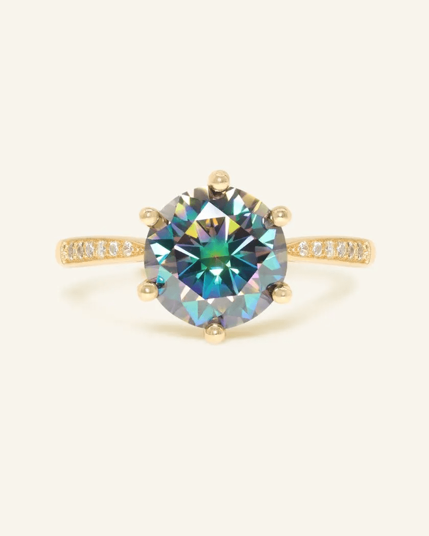 3ct Mystic Moissanite Ring - Love Estella