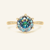 3ct Mystic Moissanite Ring - Love Estella