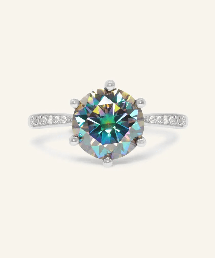 3ct Mystic Moissanite Ring - Love Estella