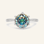 3ct Mystic Moissanite Ring - Love Estella