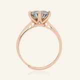 3ct Mystic Moissanite Ring - Love Estella