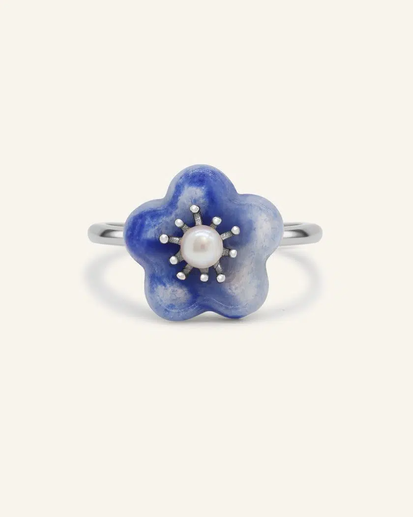 Azure Bloom Ring