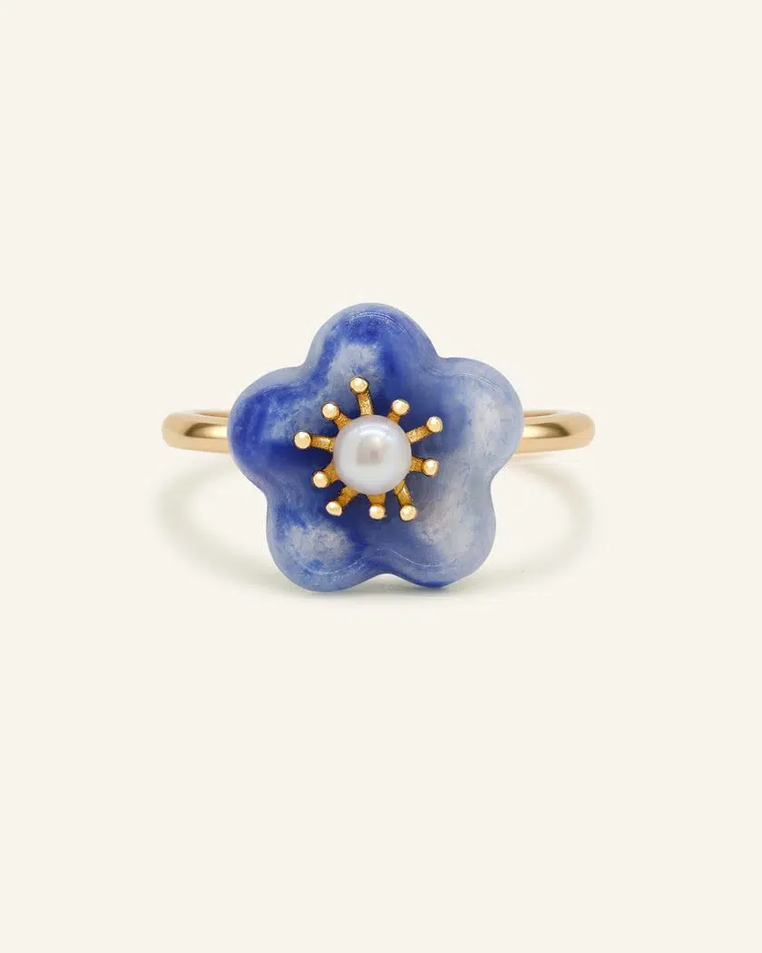 Azure Bloom Ring