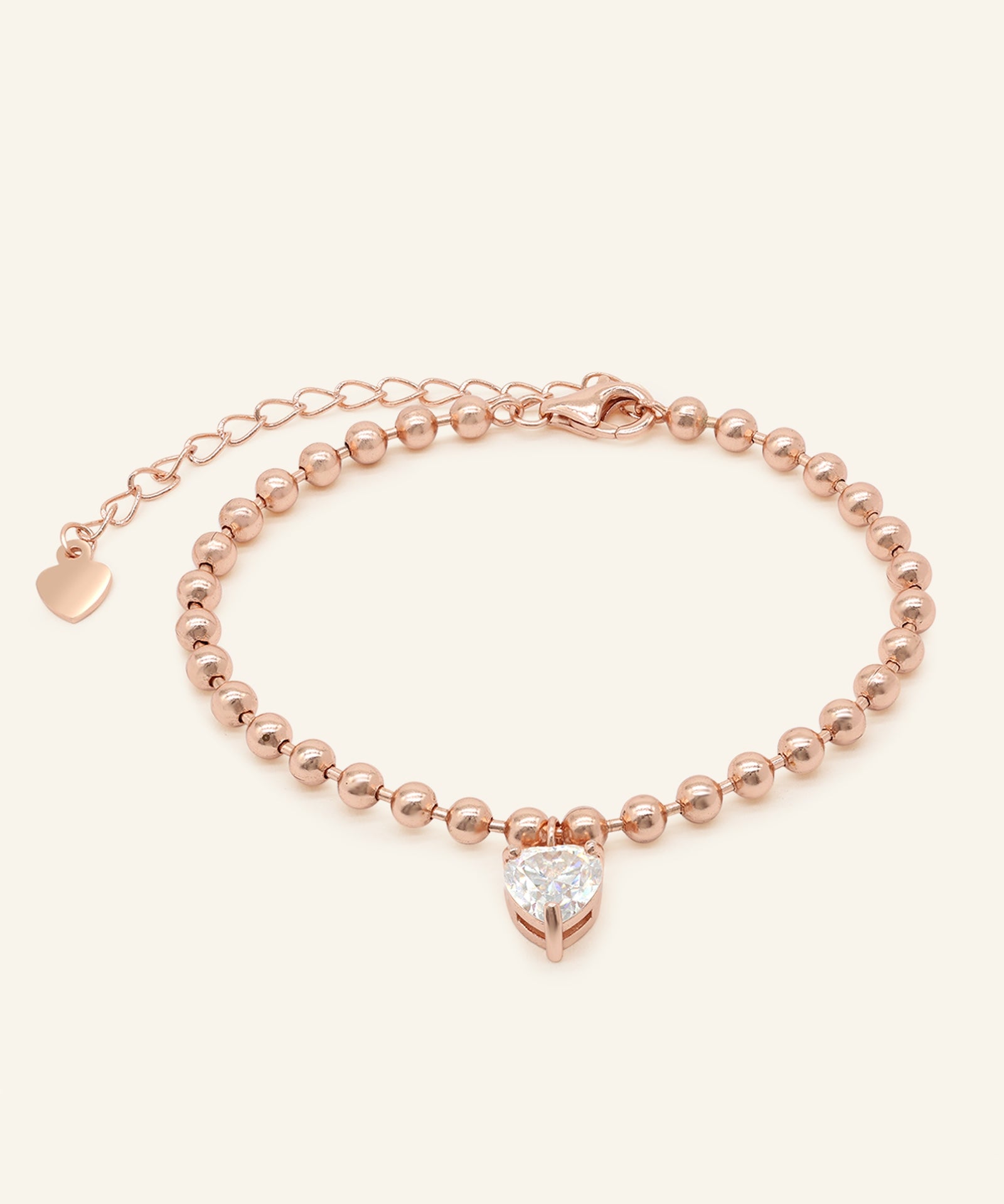 Beaded Heart Bracelet by Elate