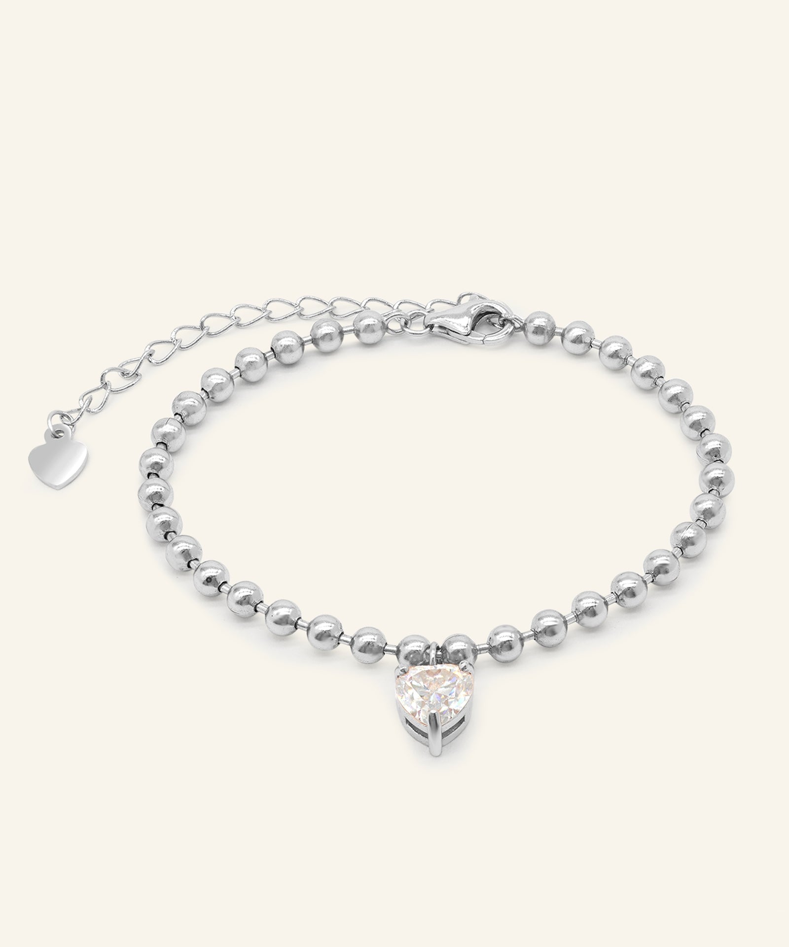 Beaded Heart Bracelet by Elate