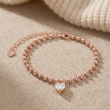 Beaded Heart Bracelet by Elate