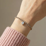 Beaded Heart Bracelet by Elate