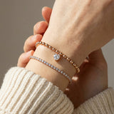 Beaded Heart Bracelet by Elate