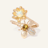 Bee & Bloom Ring