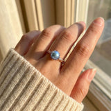 Blue Pearl Ring