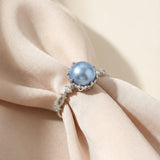 Blue Pearl Ring