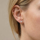 Candy Cane Switch Studs (Moissanite)