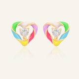 Candy Cane Switch Studs (Moissanite)