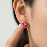 Candy Cane Switch Studs (Topaz)