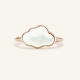 Cloud Mother of Pearl Ring