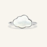 Cloud Mother of Pearl Ring