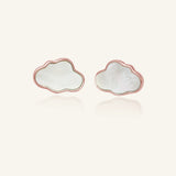 Cloud Mother of Pearl Studs