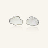 Cloud Mother of Pearl Studs