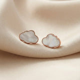 Cloud Mother of Pearl Studs