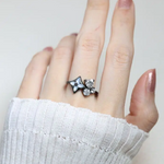 Clover Monogram Cluster Ring Model2
