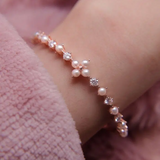 Clover Sparkle Cuff FWP Moissanite Model2