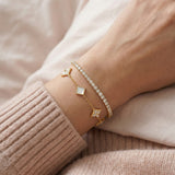 Clover Monogram Bracelet by Elate