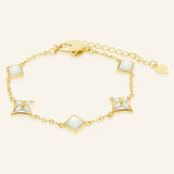 Clover Monogram Bracelet by Elate