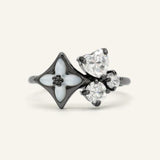 Clover Monogram Cluster Ring by Elate