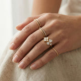 Clover Monogram Cluster Ring by Elate