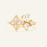 Clover Monogram Cluster Ring by Elate