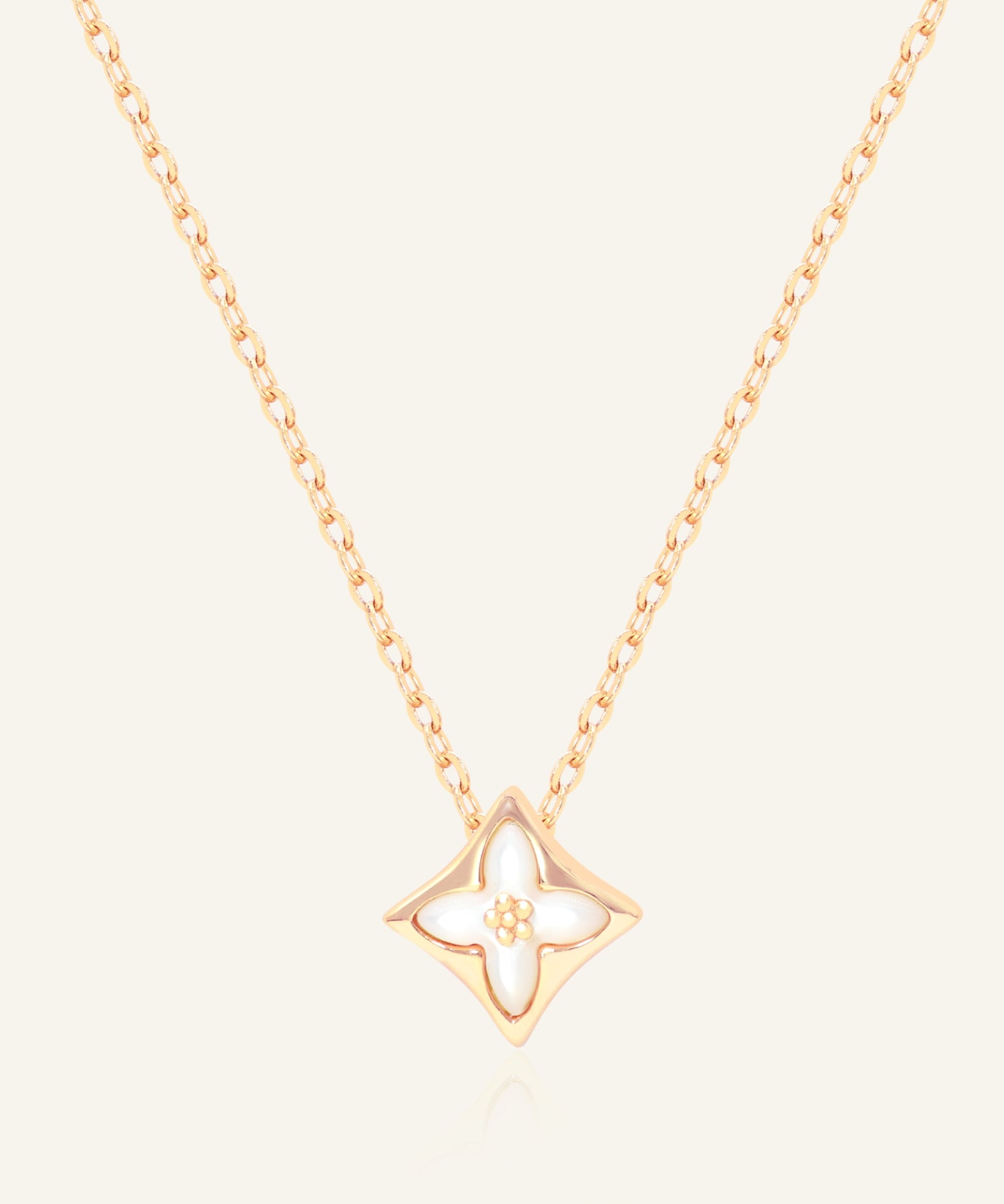 Clover Monogram Necklace by Elate