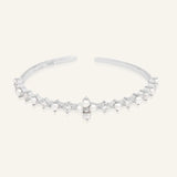 Clover Sparkle Cuff (FWP, Moissanite) by Elate