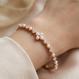 Clover Sparkle Cuff (FWP, Moissanite) by Elate