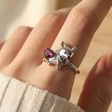 Corgi Ring (Rhodolite)