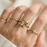 Corgi Ring (Tanzanite)