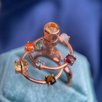 Cosmic Orbital Spinning Ring Rose Gold 2 scaled