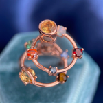 Cosmic Orbital Spinning Ring Rose Gold 4 scaled