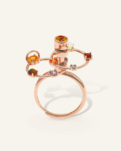 Cosmic Orbital Spinning Ring