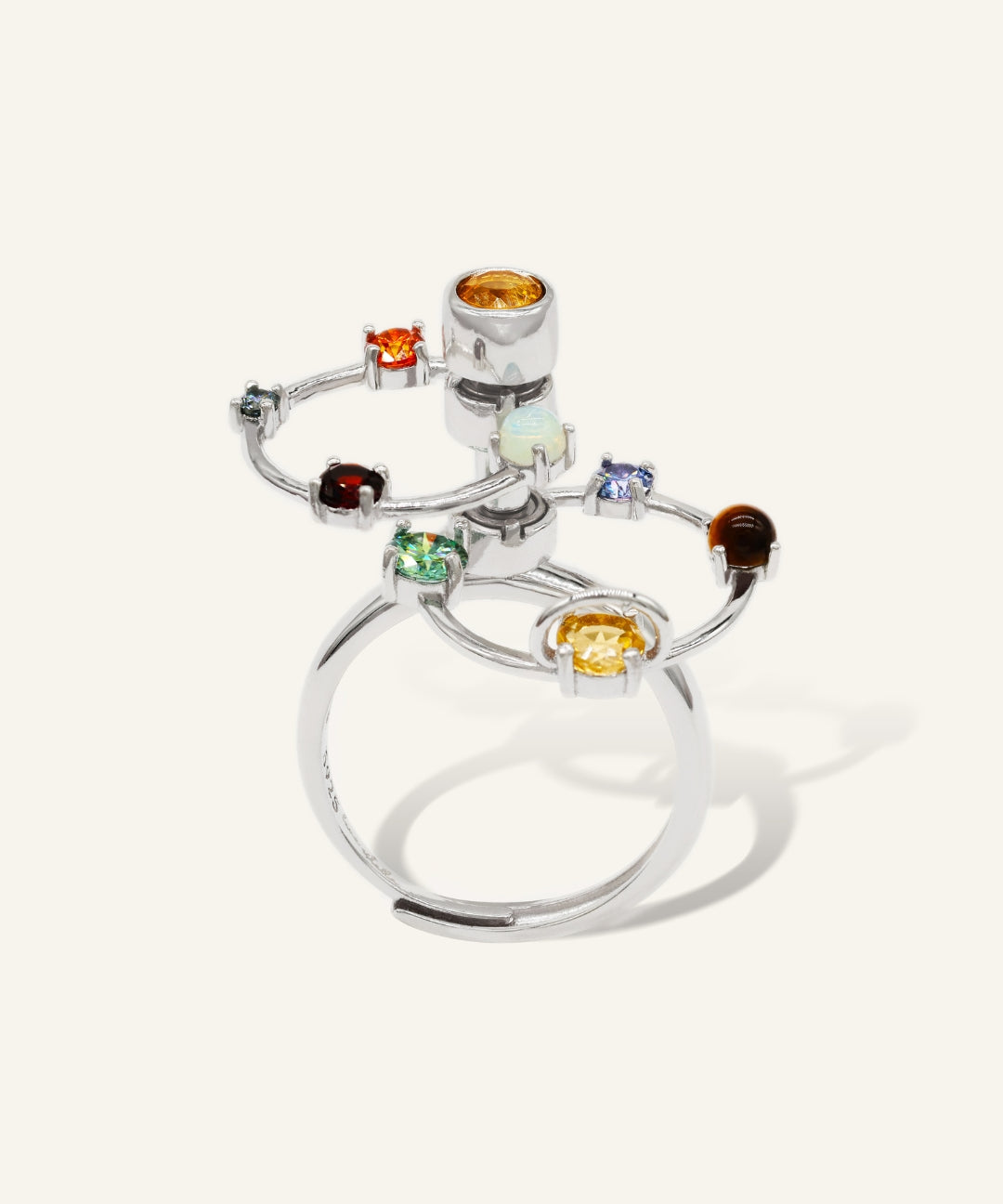 Cosmic Orbital Spinning Ring