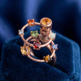 Cosmic Orbital Spinning Ring