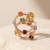 Cosmic Orbital Spinning Ring